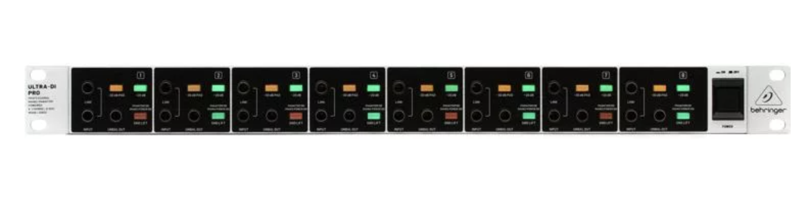 Behringer Ultra-DI Pro DI800v2 8-channel Active Instrument Direct Box