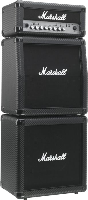 Marshall MG Series MG15CFXMS 15W Guitar Mini Stack Carbon Fiber