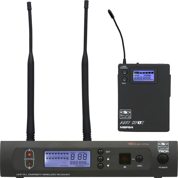 Galaxy Audio TRC 64LV LAV Wireless System Ch D