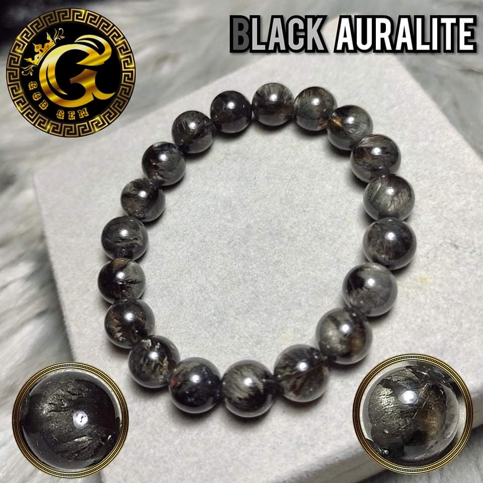 ข้อมือหิน แบล็คออร่าไรด์