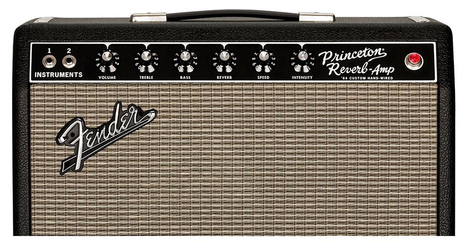 Fender 64 Custom Princeton Reverb 12W 1x10 Tube Guitar Combo Amp Black