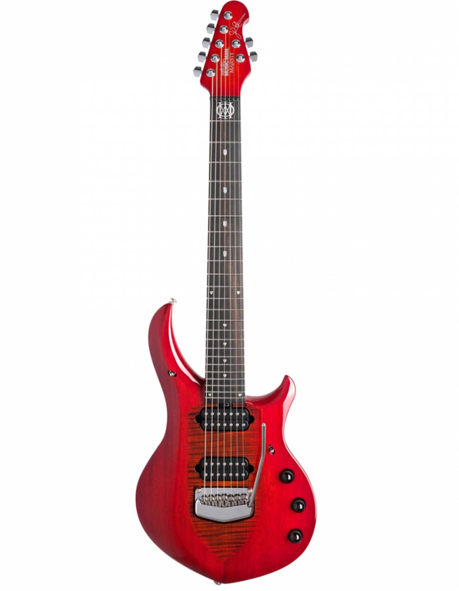 Ernie Ball Music Man John Petrucci Majesty 7-string - Red Sunrise