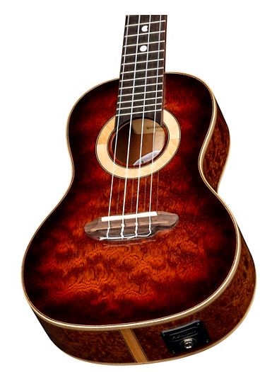 Luna Guitars 15th Anniversary Koa Concert Acoustic-Electric Ukulele Gloss Natural
