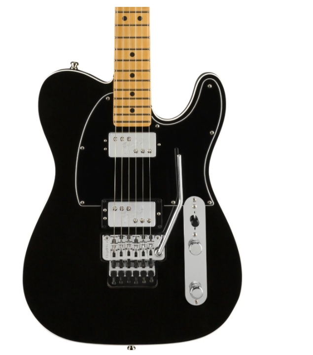 Fender American Ultra Luxe Telecaster Floyd Rose HH - Mystic Black