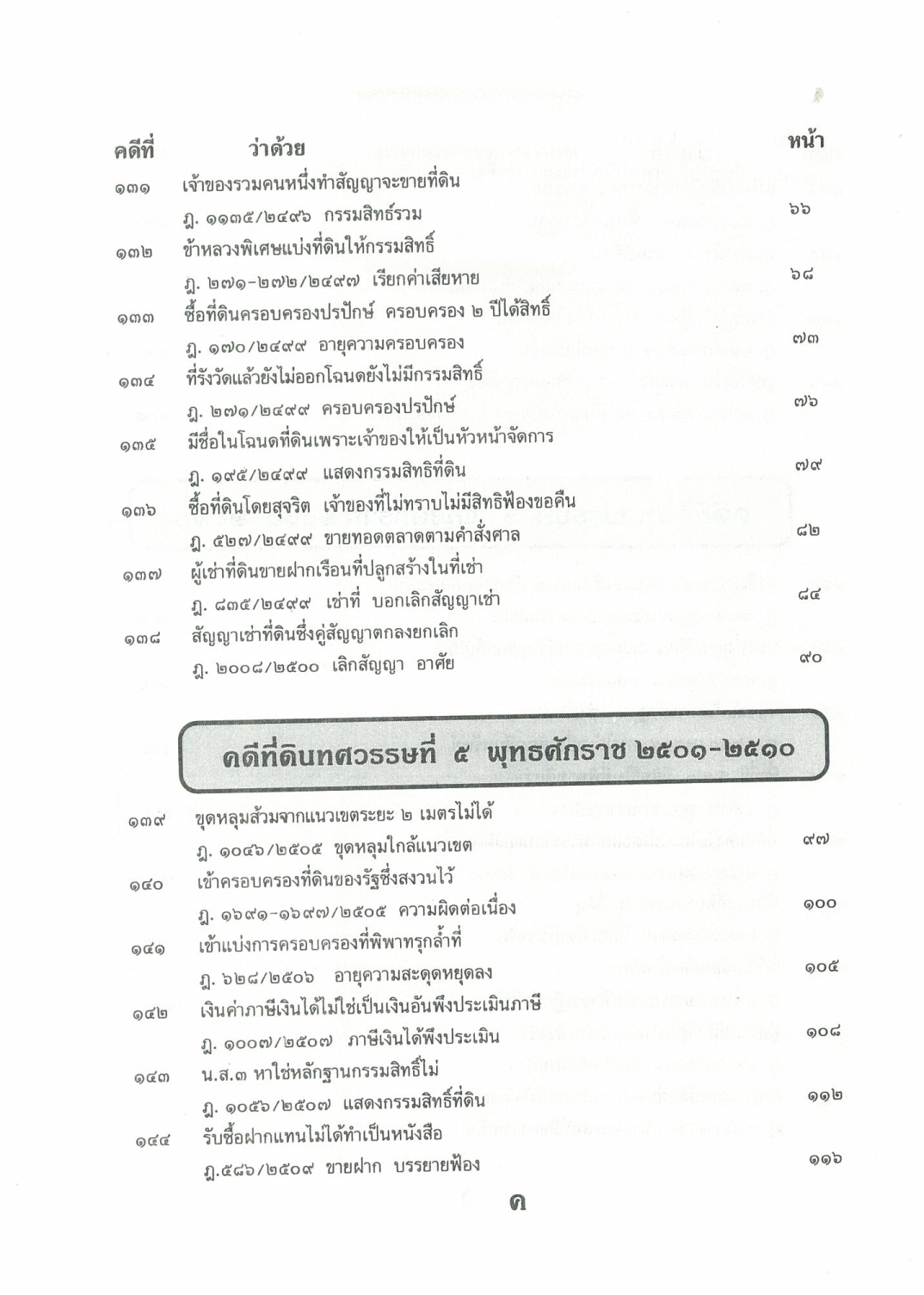 108 คดีที่ดิน 2 เล่ม โกงที่ดิน โอนที่ดิน ที่กรรมสิทธิ์ ฯลฯ (หนังสือเก่า มือ1)