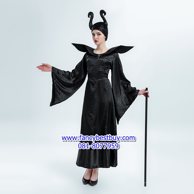มาเลฟิเซนต์ นางฟ้าปีศาจ Maleficent ชุดแฟนซีผู้หญิง ขนาด XXL