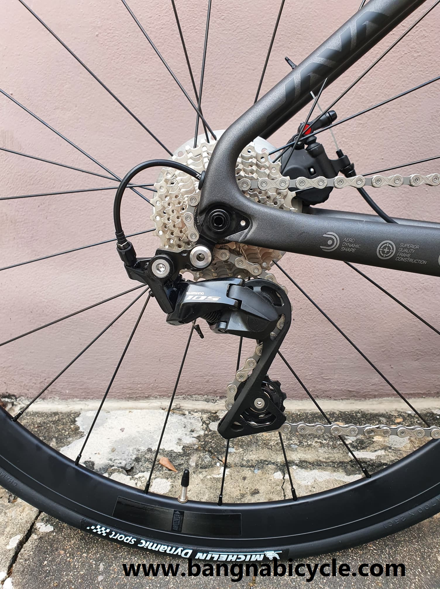 [หมด] JAVA Fuoco 5 Disc 105 ล้ออลูมิเนียม แฮนด์ซ่อนสาย อินทริเกรท มือเกียร์ DECA