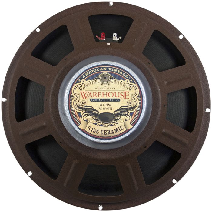 Warehouse Guitar Speakers G15C Ceramic 15" 75W American Vintage Guitar Speaker