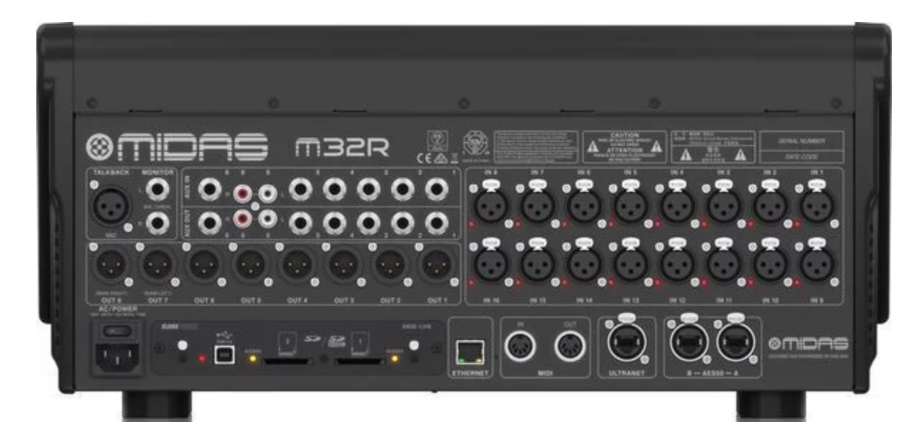Midas M32R LIVE 40-channel Digital Mixer