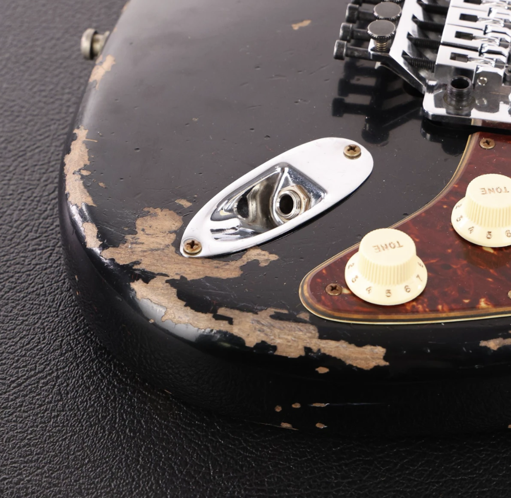 Fender Custom Shop ZF Stratocaster Heavy Relic Black Music Zoo Exclusive