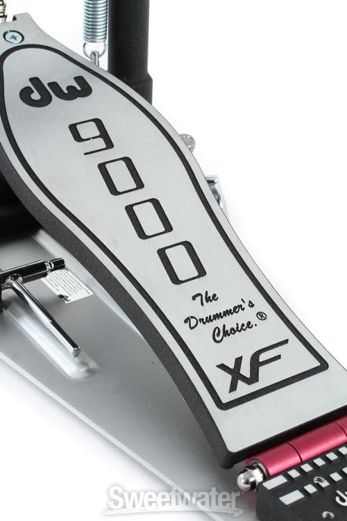 DW 9000 Series Double Bass Drum Pedal with eXtended Footboard