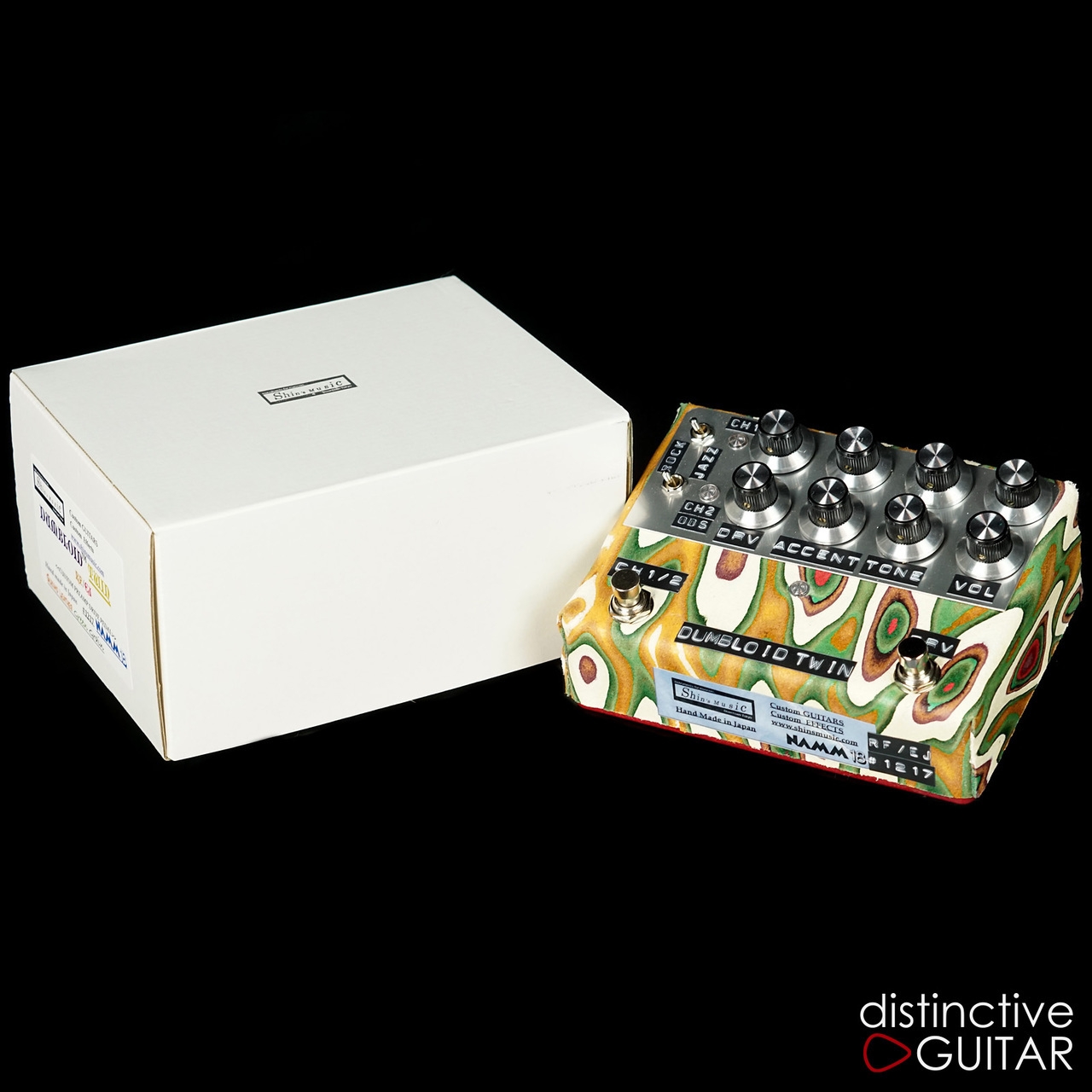 Shins Music Dumbloid Twin RF Special / EJ ODS Sukimo Leather Red FLower #1217