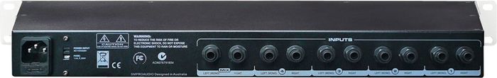 SM Pro Audio HP6E 6-Channel Headphone Amp with 6 Headphones