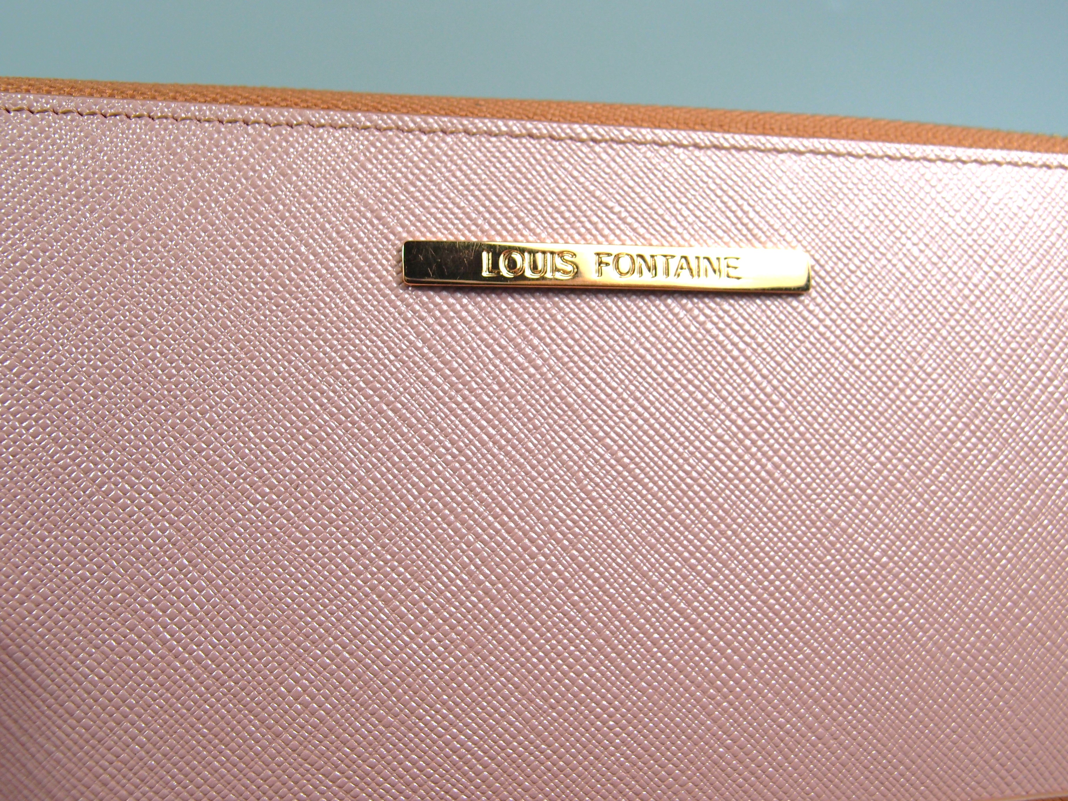 กระเป๋าสตางค์ LOUIS FONTAINE เบจ-น้ำตาล ใหม่ แท้