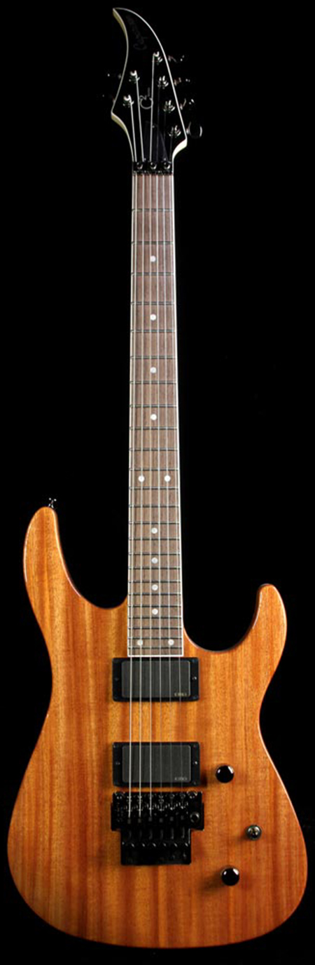 Caparison C2 Series DEG-E-HH Electric Guitar Natural Mahogany