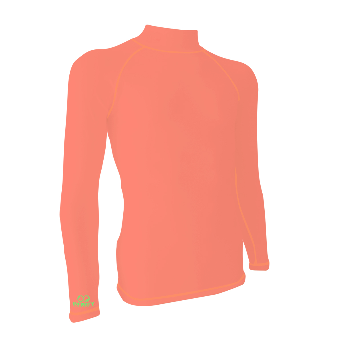 base layer สีสะท้อนแสง Neon Salmon