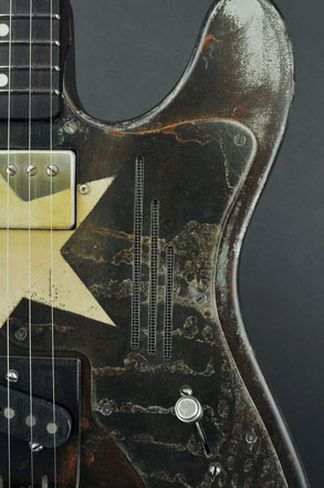 Trussart Deluxe Steelcaster Guitar Cream Star