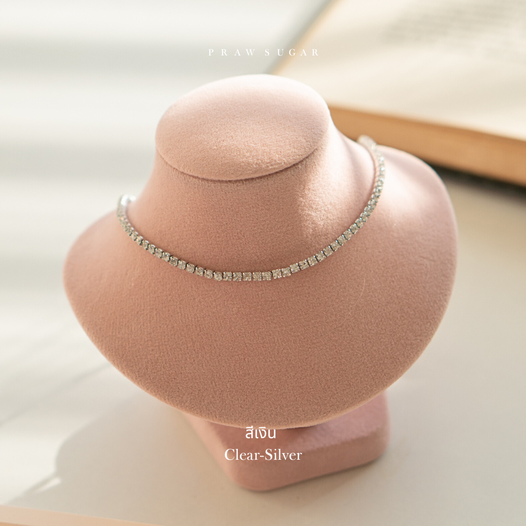 Gorgeous Choker Necklace - สร้อยคอแบบโชคเกอร์คริสตัลสวยหรู