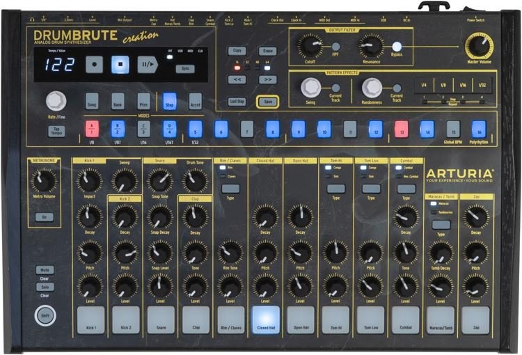Arturia DrumBrute Analog Drum Machine - Creation Edition