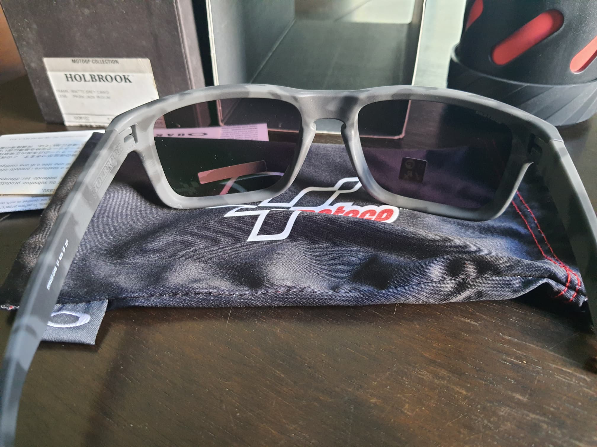 OAKLEY HOLBROOK PRIZM MOTEGI MOTO GP LIMITED EDITION Matte Grey Camo w/ Prizm Jade OO9102-G455