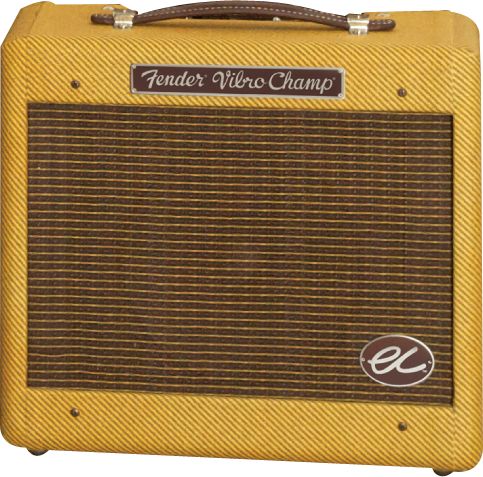 Fender Eric Clapton EC Signature Vibro-Champ 5W 1x8 Hand-Wired Tube Guitar Combo Amp Tweed