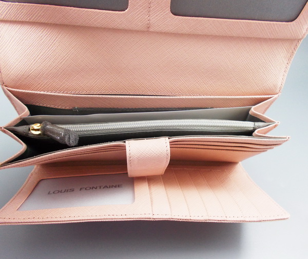 กระเป๋าสตางค์ LOUIS FONTAINE พีช ใหม่ แท้