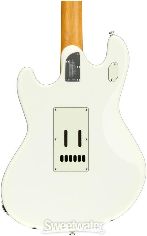 Ernie Ball Music Man StingRay Guitar - Ivory White