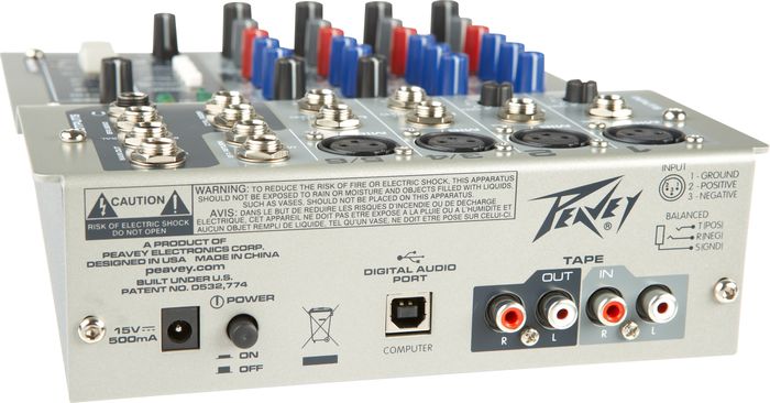 Peavey PV 6 USB Compact USB Mixer