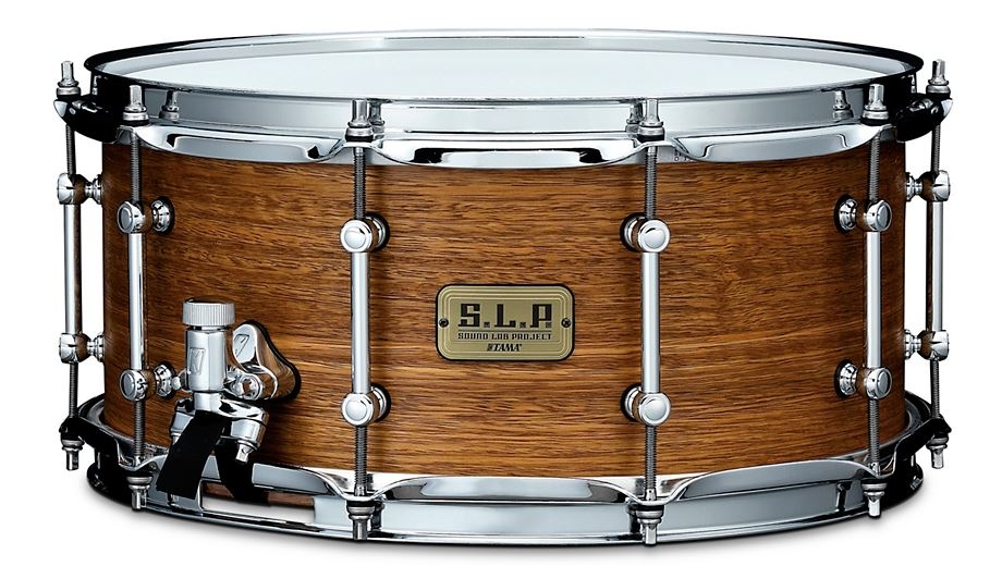 TAMA S.L.P. Bold Spotted Gum Snare Drum 14 x 6.5 in. Satin Natural Spotted Gum