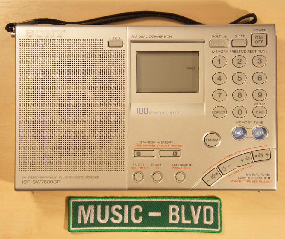 Sony ICF-SW7600GR FM Stereo World Band Receiver Radio