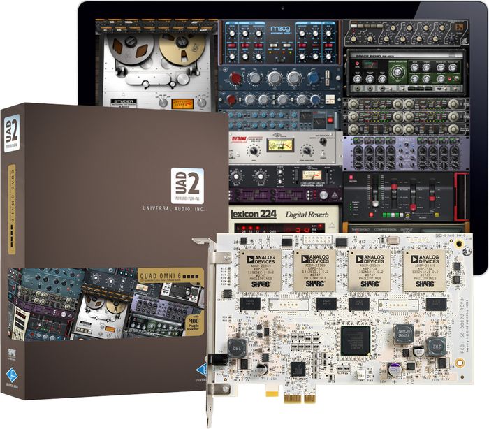 Universal Audio UAD-2 QUAD Omni 6 DSP Accelerator Card w/ Omni Plug-In Bundle