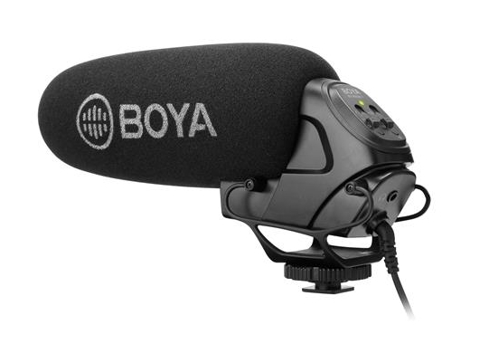 BOYA BY-BM3031 On-Camera Supercardioid Condenser Shotgun Microphone, Lower Noise & Higher Sensitivity