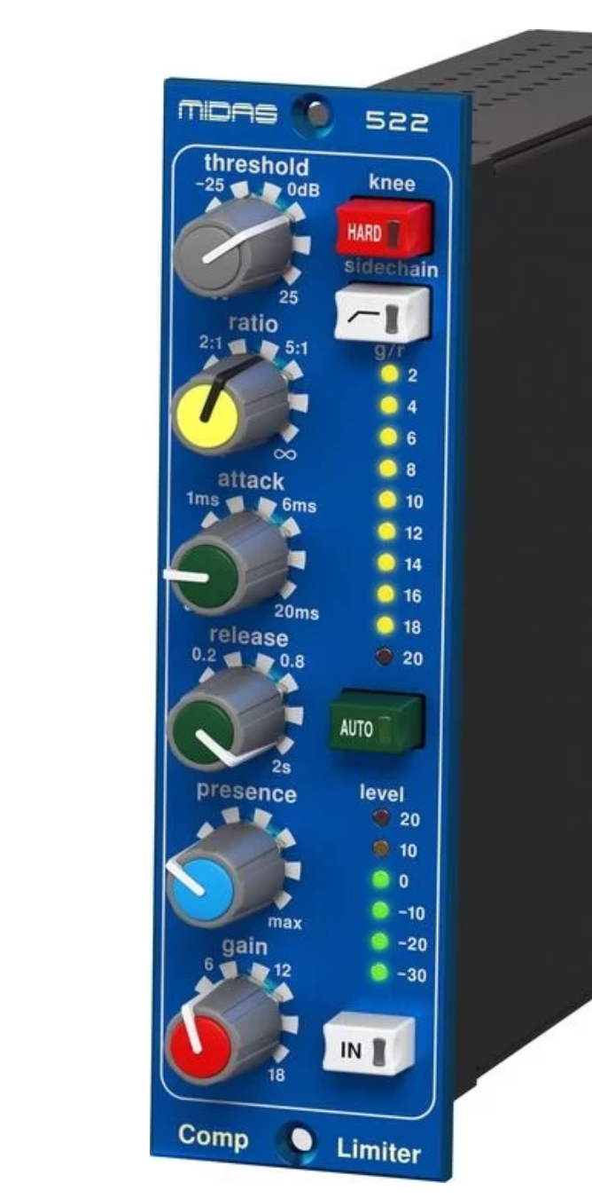 Midas 522 V2 500 Series Compressor/Limiter