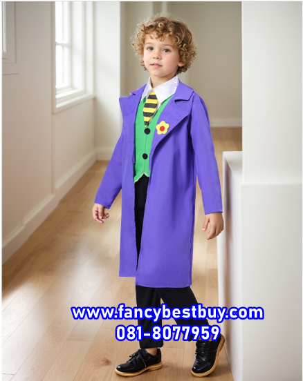 ชุดแฟนซี JOKER โจ๊กเกอร์ ขนาด S 105-115, M 115-125, XL 135-145