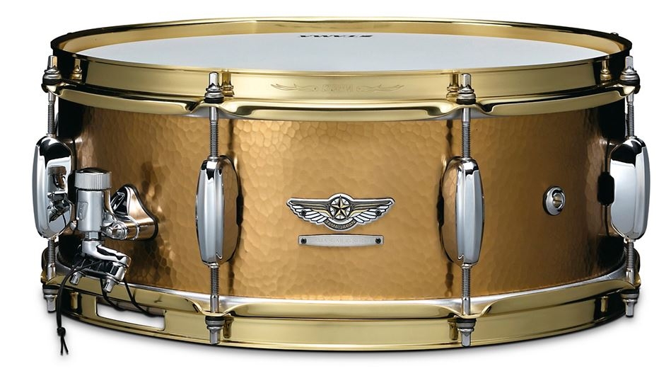 TAMA STAR Reserve Hand Hammered Brass Snare Drum 14 x 5.5 in.