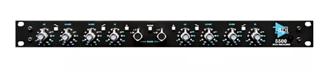 API 5500 Stereo/Dual Mono 550 EQs With Range Switch