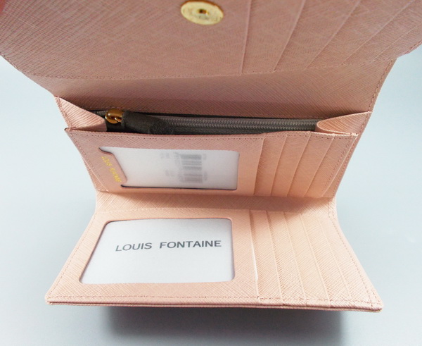 กระเป๋าสตางค์ LOUIS FONTAINE พีช ใหม่ แท้