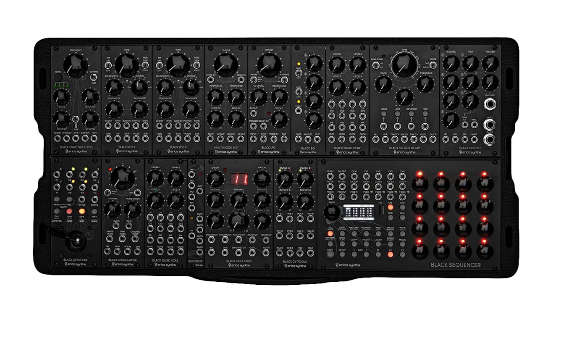 Erica Synths Black System III Modular Synthesizer (Carbon Fiber Case)