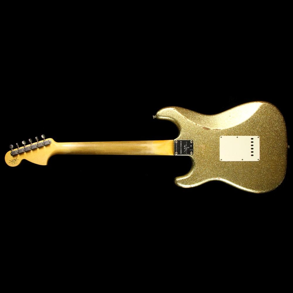 Fender Custom 1967 Stratocaster Reissue Relic Electric Guitar - Gold Sparkle
