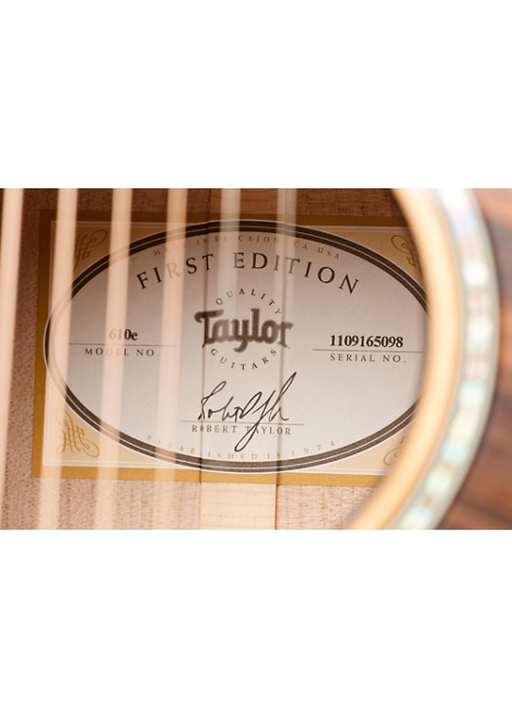 Taylor 600 Series 610e First Edition Dreadnought Acoustic-Electric Guitar - Natural