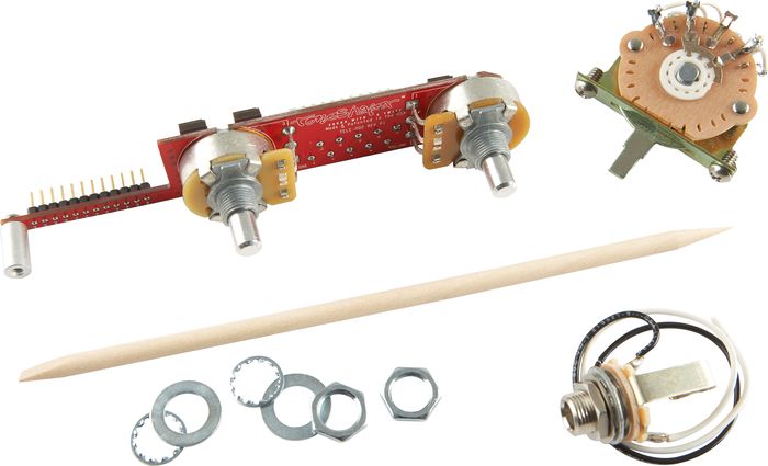 ToneShaper SW3D 3-Way Switch and Knobs for Telecaster with Bridge Single Coil and Neck Humbucker