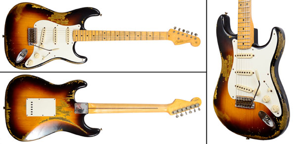 Fender Custom Shop 1956 Heavy Relic Stratocaster - Faded 2-color burst