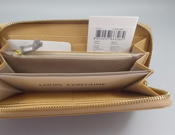 กระเป๋าสตางค์ LOUIS FONTAINE เบจ ใหม่ แท้