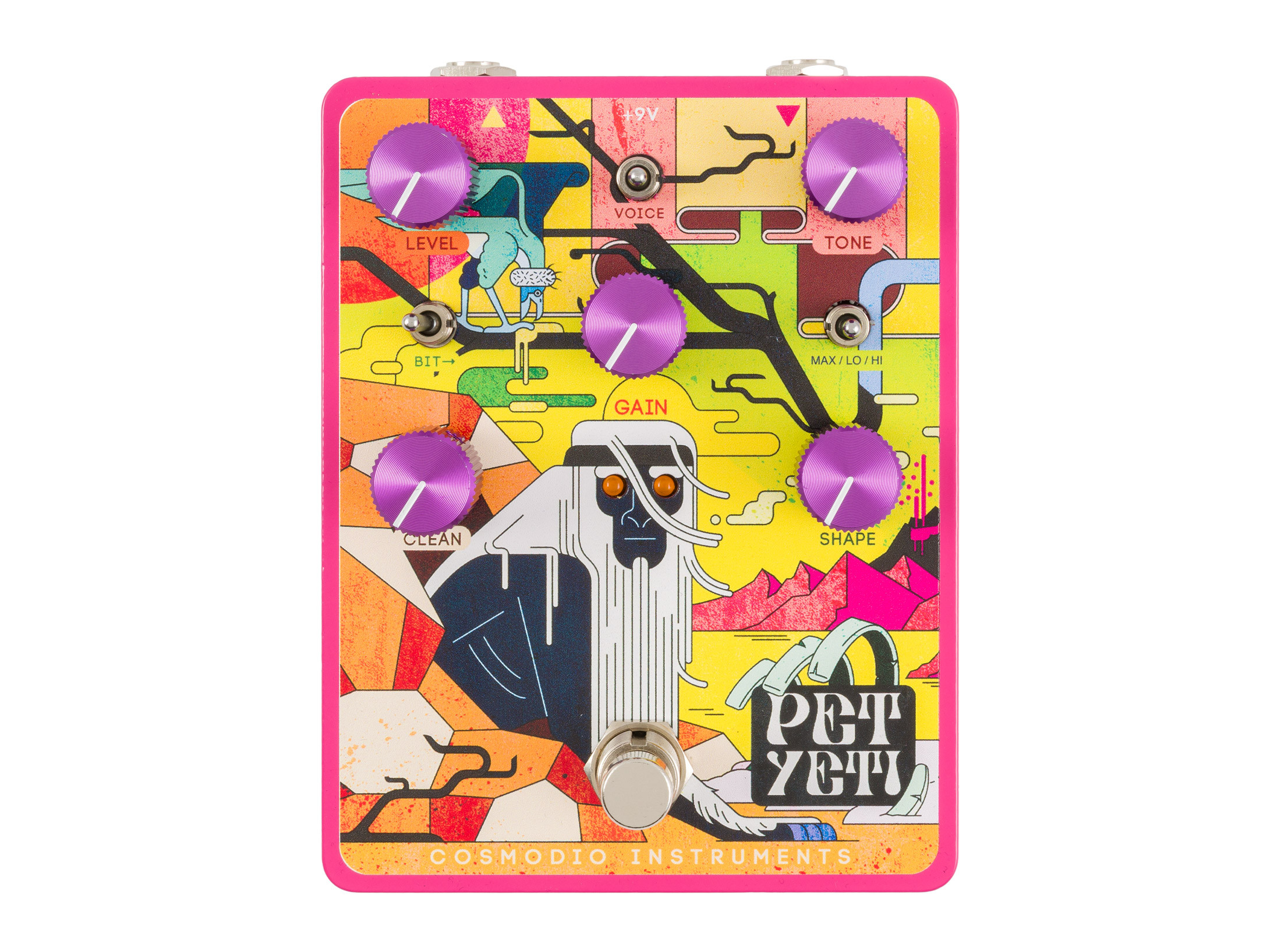 Cosmodio Instruments Pet Yeti Analog Distortion & Fuzz Pedal