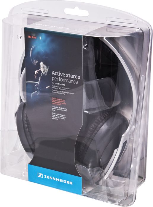 Sennheiser HD203 Closed Back Around Ear Studio Headphones