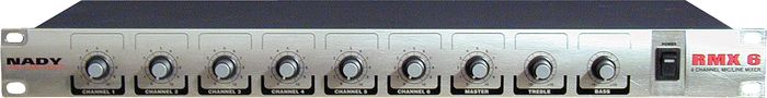 Nady RMX 6 Rackmount 6-Channel Mic/Line Mixer