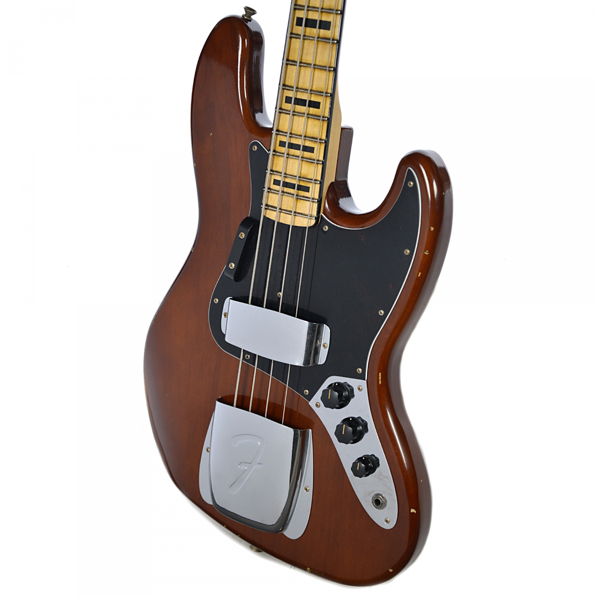Fender Custom Shop 1974 Jazz Bass Relic MN Faded Walnut No.R24784