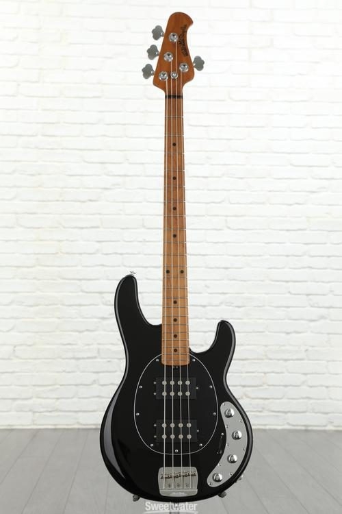Ernie Ball Music Man StingRay Special 4HH - Jet Black with Roasted Maple Fingerboard