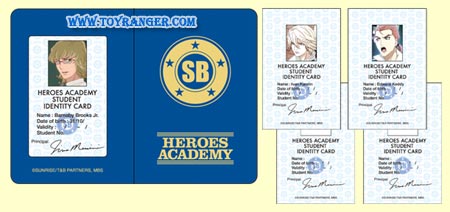 สมุดพกเก็บบัตร Tiger & Bunny Heroes Academy (แท้)