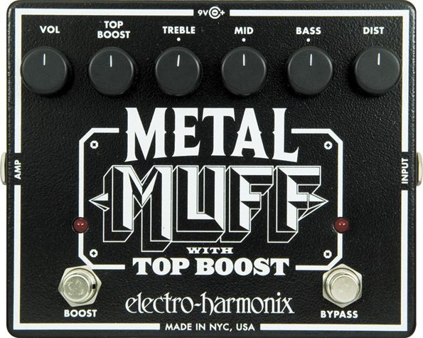 Electro-Harmonix XO Metal Muff with Top Boost Distortion Guitar Effects Pedal